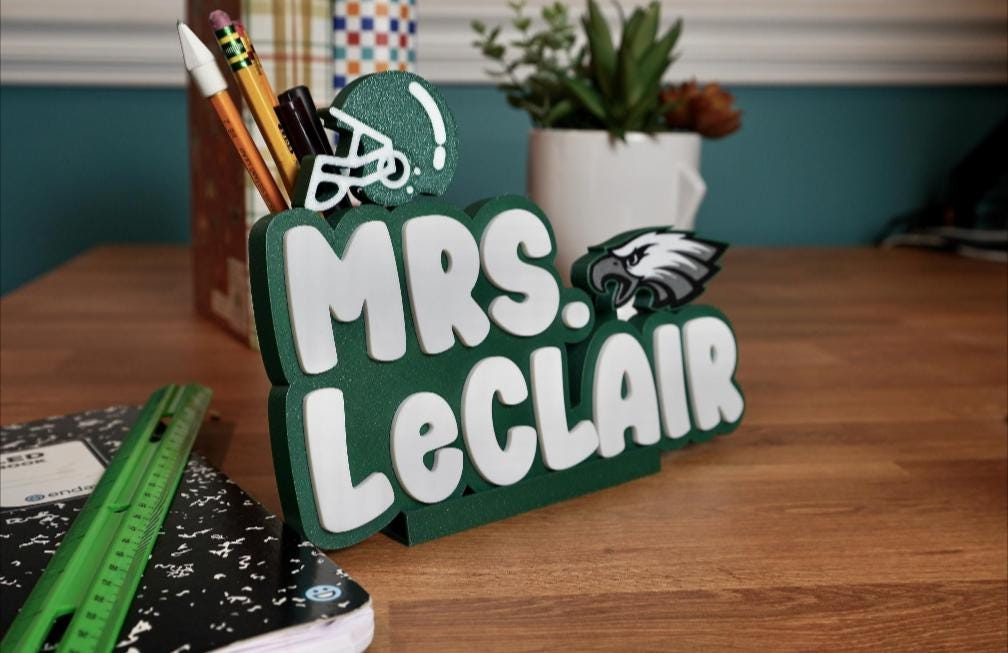 Custom Sports Name Plates