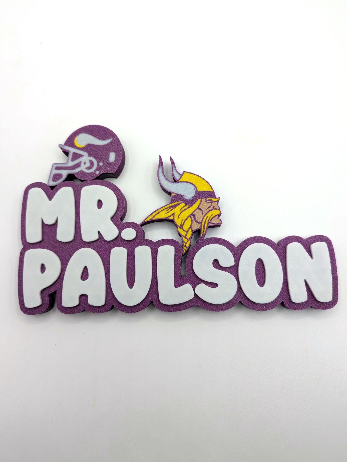 Custom Sports Name Plates