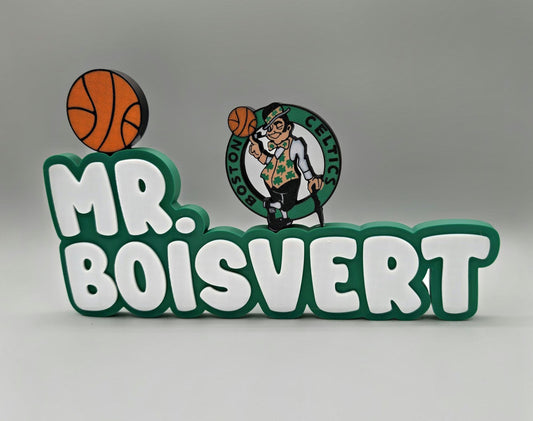 Custom Sports Name Plates